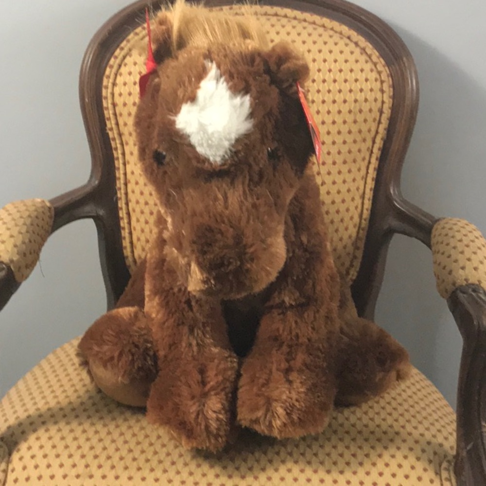 NWT Aurora plush stuffed plush soft horse 13 inches